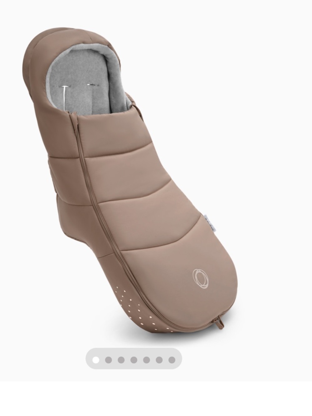 Bugaboo Footmuff Dune Taupe Color Beige Like New!